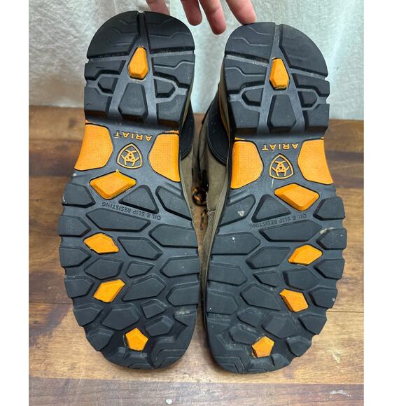 Men's Ariat Endeavor 6" Waterproof Carbon Toe Work Boot Size 10.5 EE Wide Width - Picture 5 of 10